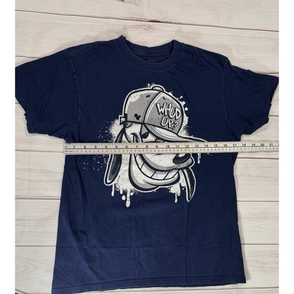 Goofy Whud Up T-Shirt Boys Size M Disneyland Walt Disney World Double Stitch Hat - Picture 6 of 7